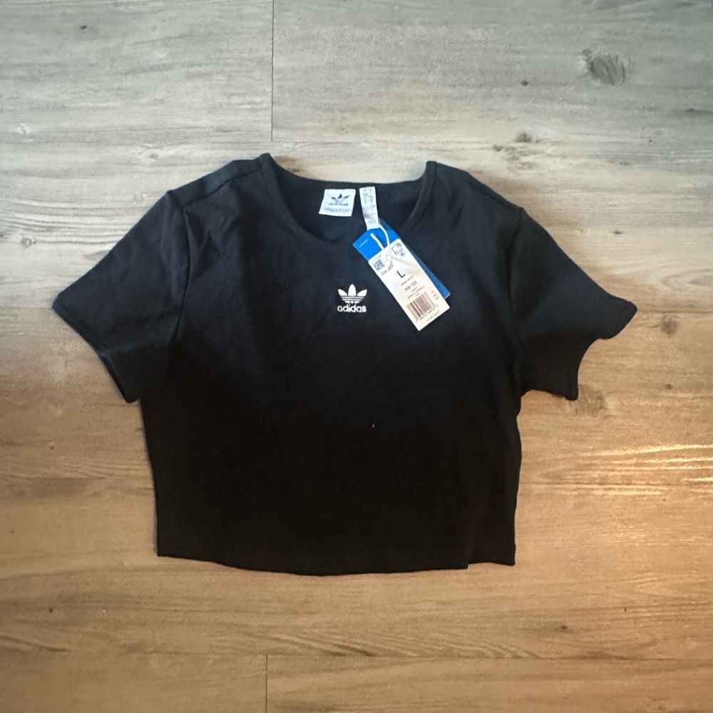 Adidas Kids Black T-Shirt